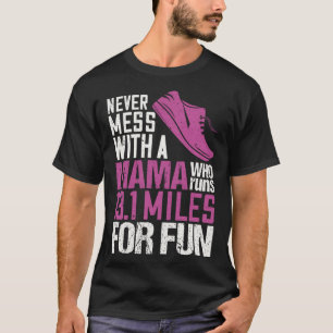 Camiseta Engraçado 13.1 Meia Maratona Treinando Mulheres Ru