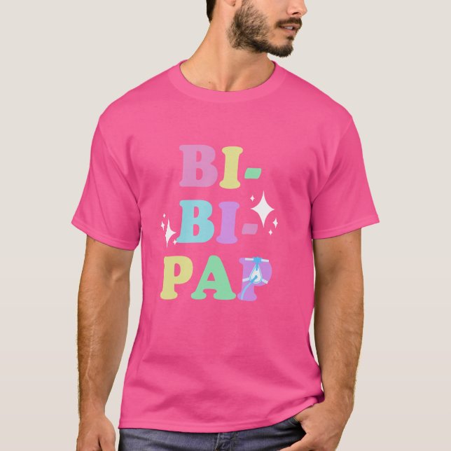 Camiseta Engraçado 190 Bipap Retro-Design (Frente)