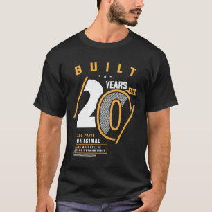 Camiseta Engraçado 20 Aniversário De 20 Anos