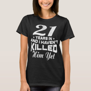 Camiseta Engraçado 21 ruas de aniversário de casamento Mu