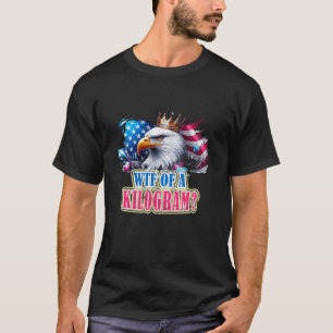 Camiseta Engraçado 4º de julho da águia Patriótica EUA WTF