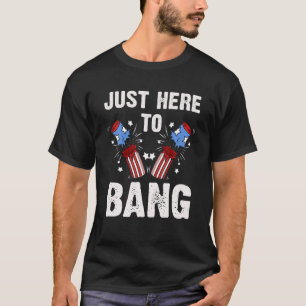 Camiseta Engraçado 4º De Julho De 2004 Estou Aqui Para