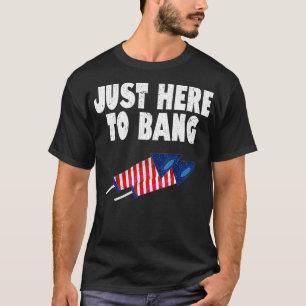 Camiseta Engraçado 4 de julho de 2004 Estou aqui para