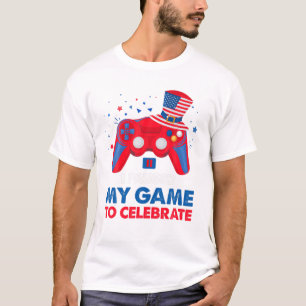 Camiseta Engraçado 4 De Julho De 2021 Videos games Eu Paus