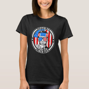 Camiseta Engraçado 4 De Julho De Sippin Na Liber-Tea Libert