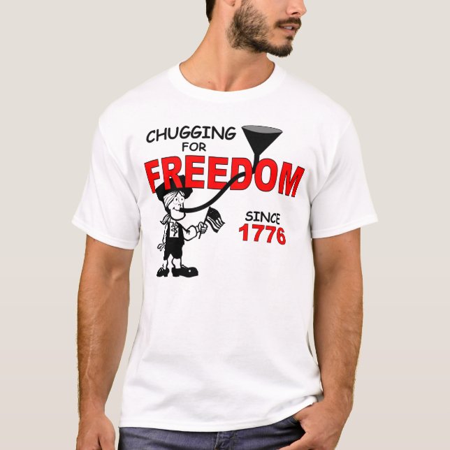 Camiseta ENGRAÇADO 4o julho (Frente)