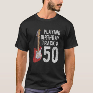Camiseta Engraçado 50º Aniversário Da Música De Violão No A
