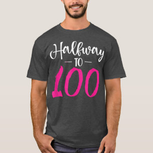 Camiseta Engraçado 50 Anos De Idade 50 Anos De Idade A Meio
