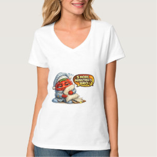 Camiseta Engraçado 5 Minutos a Mais Irmão Preguiça Cobertor