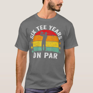 Camiseta Engraçado 60º aniversário Golf Pun Retro Sunset 60