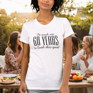 Camiseta Engraçado 60º aniversário t-shirt para mulheres