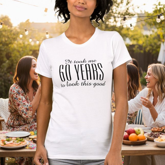 Camiseta Engraçado 60º aniversário t-shirt para mulheres (60th Birthday shirt)
