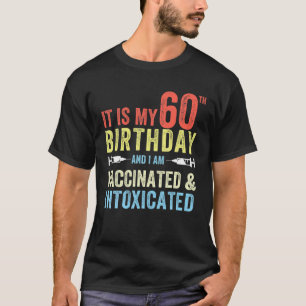Camiseta Engraçado 60.º Aniversário Gag 2021 Bday Quarantin