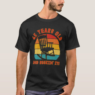 Camiseta Engraçado 65º Aniversário T Retro 65 Anos De Idade