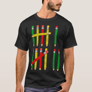 Camiseta Engraçado 67 Marcas de Contagem Matemática Para Pr