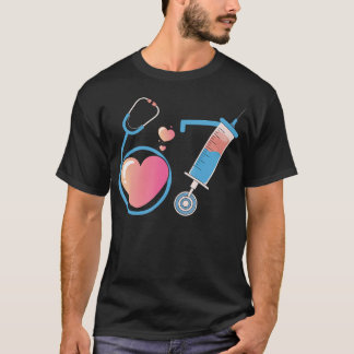 Camiseta Engraçado 67 Meme Enfermeira Seis Sete Humor de En