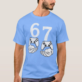Camiseta Engraçado 67 Meme Si Seven Video Games Gamer Jogos