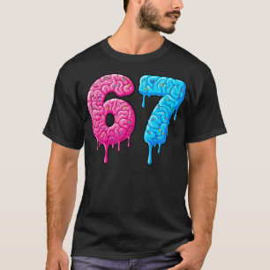 Camiseta Engraçado 67 Seis Sete Meme Geração Alfa Gíria 67
