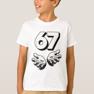 Camiseta Engraçado 6 7 Meme Geração Alfa Gíria Geração Z Se