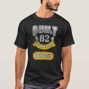 Camiseta Engraçado 82. º Aniversário, Dia B, Dizendo Idade 