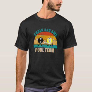 Camiseta Engraçado 89 Ball Billiards Team Chalk E Piscina A