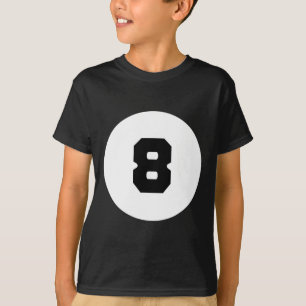 Camiseta Engraçado 8 Ball Magic Oito Billiards Piscina Pret