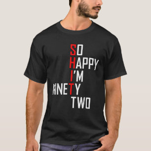 Camiseta Engraçado 92º Aniversário 92 Anos Deu Hilarious 19