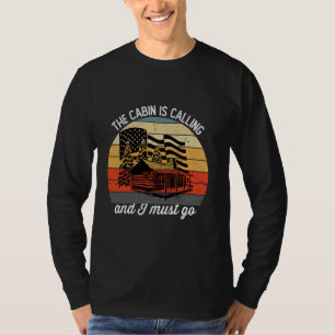Camiseta Engraçado, A Cabina Chamando Ourdoo Da Montanha