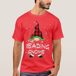 Camiseta Engraçado A Leitura Do Gnomo Red Buffalo Xadrez Ch