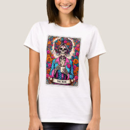 Camiseta Engraçado A Mãe Skeleton Tarot