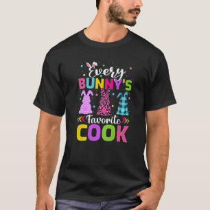 Camiseta Engraçado a Páscoa de Cozinheiro Favorita de cada