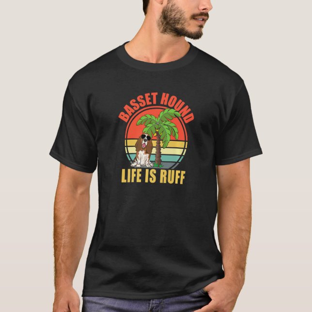 Camiseta Engraçado, A Vida De Caça É Uma Caça De Baixo (Frente)