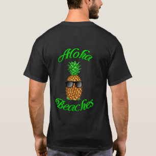 Camiseta Engraçado abacaxi havaiano Aloha praias