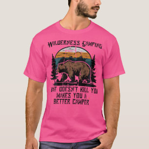 Camiseta Engraçado Acampamento Externo O Que Não Te Matar S