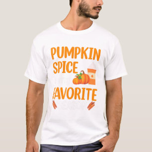 Camiseta Engraçado Ação De Graças A Pumpkin Spice É A Minha