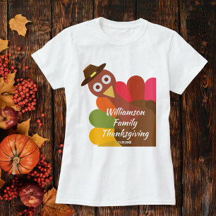 Camiseta Engraçado Ação de Graças à Turquia Coincidind