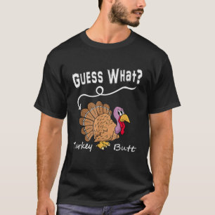 Camiseta Engraçado Ação De Graças Que A Turquia Deu Adivinh