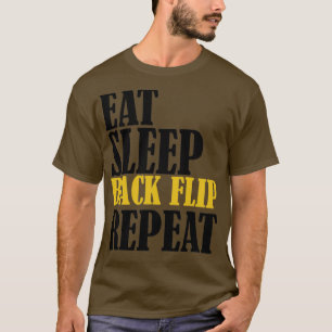 Camiseta Engraçado Acrobat Coma Dormir Repetição de ginásio