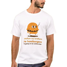 Engraçado Adeus Cartoon Hamburger