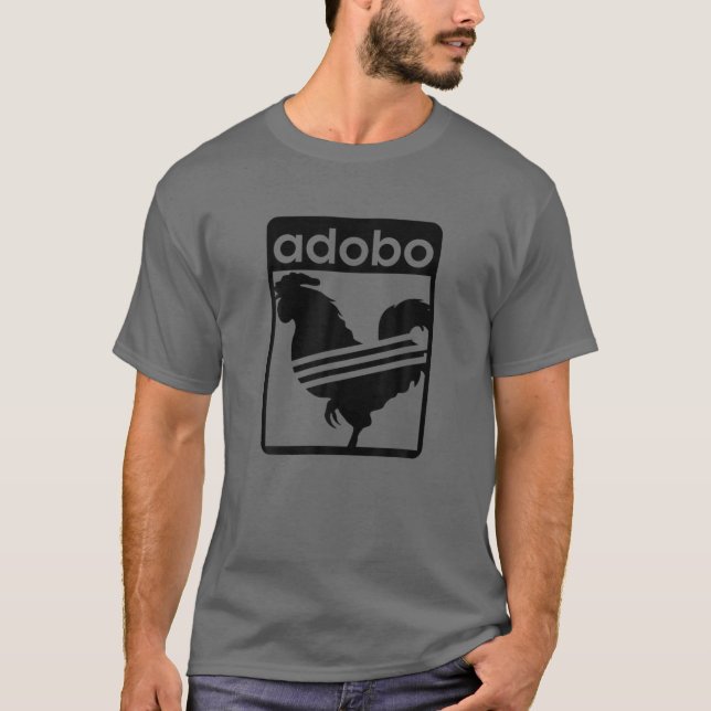 Camiseta Engraçado Adobo Philippine Chicken Chicória Cuisin (Frente)