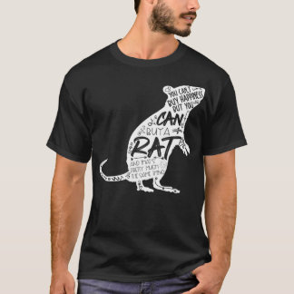 Camiseta Engraçado Adorável Roedor Pequeno Pet Feliz Rat Lo