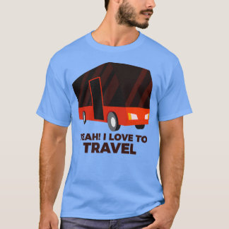 Camiseta Engraçado, adoro a frase da Viagem