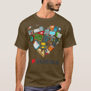 Camiseta Engraçado Adoro Geeks de Ciência Estudantes STEM P