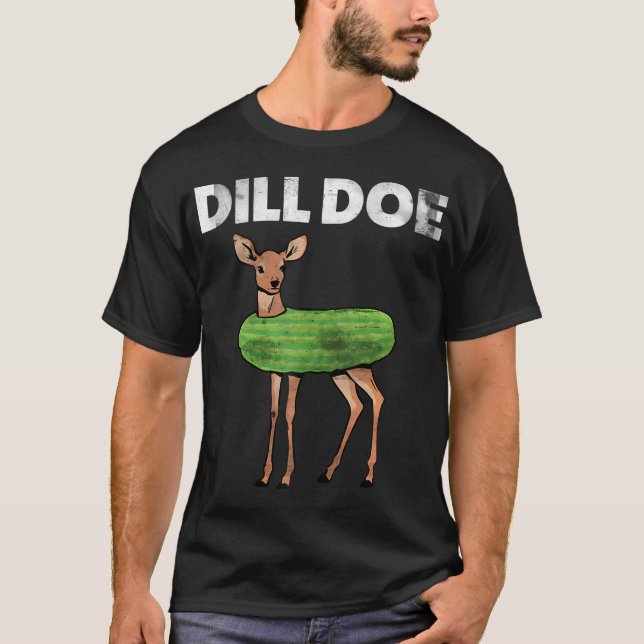 Camiseta Engraçado Adulto Engraçado Dill Doe Deer Redneck P (Frente)