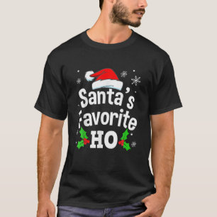 Camiseta Engraçado Adulto Sujo e Sujo Dia de Natal do Pajam