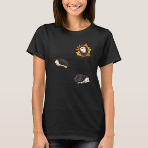 Camiseta Engraçado Africano Bellying Figurume Cute Hedgeh