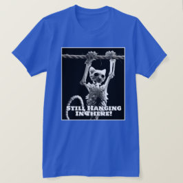 Camiseta Engraçado Ainda Prendendo Lá Gato