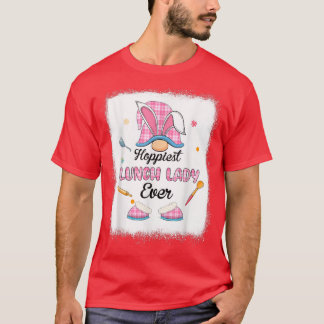 Camiseta Engraçado Almoço Hoppiest Lady Ever Xadrez Gnome B