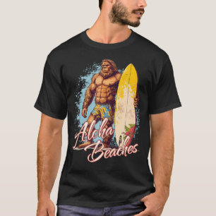 Camiseta Engraçado Aloha Pega Férias de Surf no Havaí