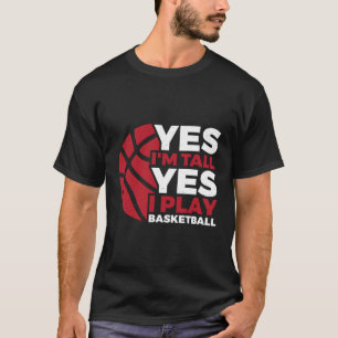 Camiseta Engraçado Alto Pessoa Sim Sou Alto Sim Eu Toco Bas